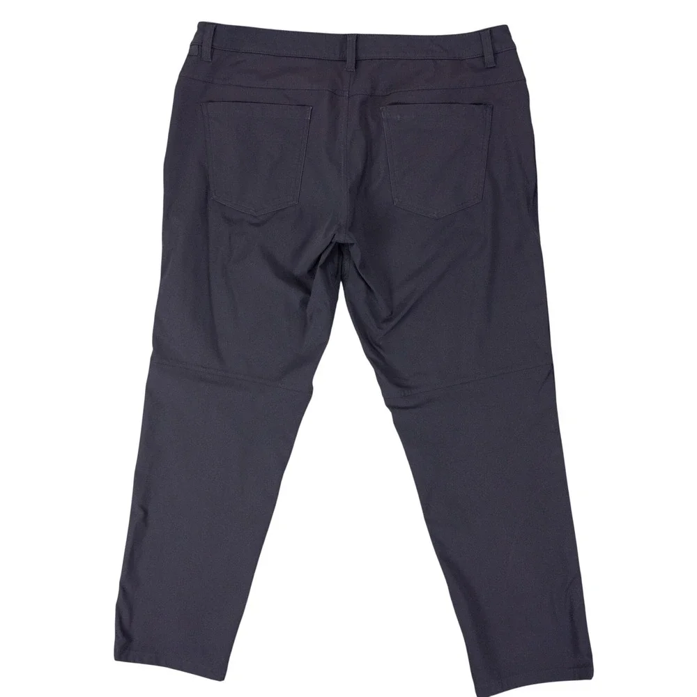 Lot of 2 Lululemon ABC Pants Classic Fit Warpstreme Mens 36 Blue Grey Tech Chino